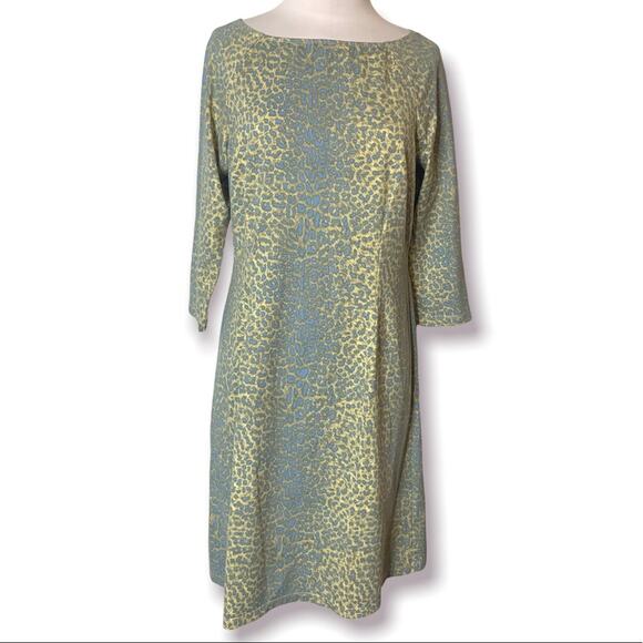 J. McLaughlin Catalina cloth leopard print dress sz M - Picture 1 of 6